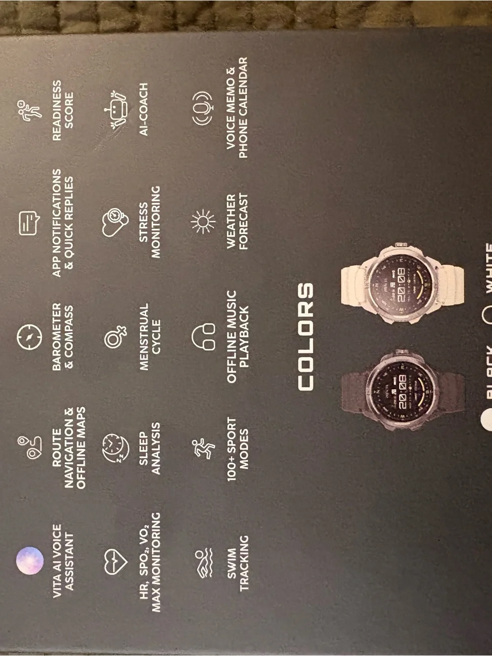 Invicta features include
